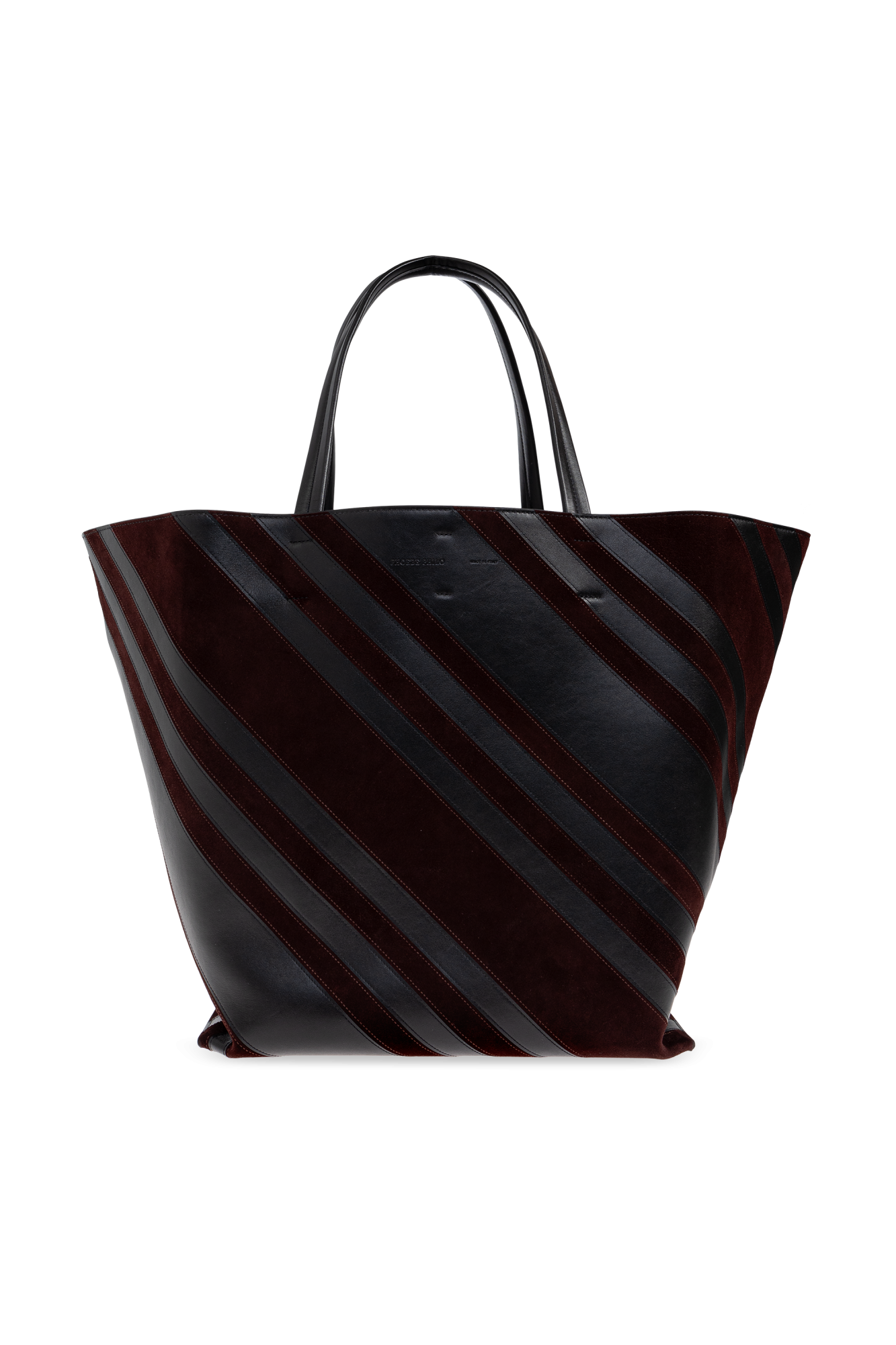 Phoebe Philo ショッパーバッグ PHOEBE PHILO | POT CABAS | BLACK SUEDE LEATHER